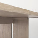 Aida 84L Light Gray Wood Dining Table - Default Title