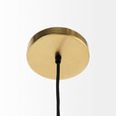Halycon 160L x 160W x 200H Gold Mesh and Iron Pendant Light - Default Title
