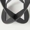Cusco 60 L x 60 W x 60 H Black Iron Small Gunmetal Geometric Decorative Object - Default Title