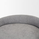 Hollyfield II Gray Fabric Seat W Gray Metal Base Counter Stool - Default Title