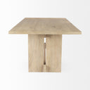 Aida 84L Light Brown Wood Dining Table - Default Title