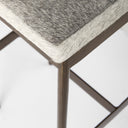 Millie 1675 X 1775 X 30 Hair-on-hide Seat W Gold Frame Bar Stool - Default Title