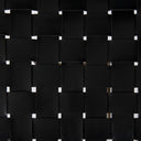Clarissa 180L x 160W x 3025H Black Woven Leather Seat W Gold Frame Bar Stool - Default Title