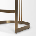 Hollyfield II Cream Fabric Seat W Gold Metal Base Counter Stool - Default Title