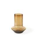 Amrita 83L x 83W x 97H Golden Brown Glass Vase - Default Title