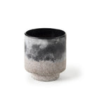Squally 60L x 60W x 64H BlackBrown Glass Ombre Textured Small Vase - Default Title
