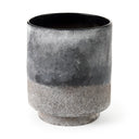 Squally 80L x 80W x 86H BlackBrown Glass Ombre Textured Vase - Default Title
