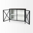 Aurelia Two Door Glass Cabinet - Default Title