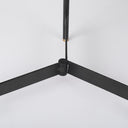 Marquisa Set of 2 225L x 225W x 208H Light Brown Wood W Black Metal Base Nesting Side Tables - Default Title