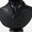 Murray 60L x 45W x 130H Black Painted Resin Fox in a Suit Bust - Default Title
