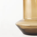 Amrita 83L x 83W x 97H Golden Brown Glass Vase - Default Title