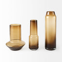 Amrita 48L x 48W x 160H Golden Brown Glass Vase - Default Title