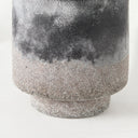 Squally 60L x 60W x 64H BlackBrown Glass Ombre Textured Small Vase - Default Title