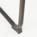 Berbick 43 Total Height Black Leather w Iron Frame Bar Stool - Default Title