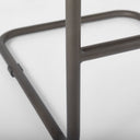 Berbick 43 Total Height BrownGray Suede w Iron Frame Bar Stool - Default Title