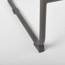 Berbick 43 Total Height BrownGray Suede w Iron Frame Bar Stool - Default Title