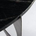 Reinhold III Black Marble Top Iron Coffee Table - Default Title