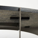 Reinhold III Black Marble Top Iron Coffee Table - Default Title