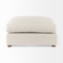 Valence 386L x 260W x 177H Beige 23 Ottoman Sectional Piece - Default Title
