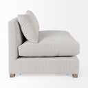 Valence 382L x 386W x 283H Light Gray Armless Sectional Piece - Default Title