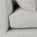 Valence 382L x 386W x 283H Light Gray Armless Sectional Piece - Default Title