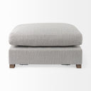 Valence 386L x 260W x 177H Light Gray 23 Ottoman Sectional Piece - Default Title