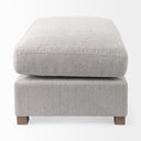 Valence 386L x 260W x 177H Light Gray 23 Ottoman Sectional Piece - Default Title