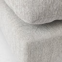 Valence 386L x 260W x 177H Light Gray 23 Ottoman Sectional Piece - Default Title