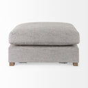 Valence 386L x 260W x 177H Medium Gray 23 Ottoman Sectional Piece - Default Title