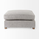 Valence 386L x 260W x 177H Medium Gray 23 Ottoman Sectional Piece - Default Title