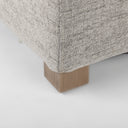 Valence 386L x 260W x 177H Medium Gray 23 Ottoman Sectional Piece - Default Title