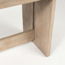 Aida 18H Light Gray Wood Dining Bench - Default Title