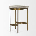 Millie 1675 X 1775 X 2625 Hair-on-hide Seat W Gold Metal Frame Counter Stool - Default Title