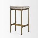 Millie 1675 X 1775 X 2625 Hair-on-hide Seat W Gold Metal Frame Counter Stool - Default Title
