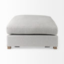 Valence 386L x 386W x 177H Light Gray Full Size Ottoman Sectional Piece - Default Title