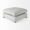 Valence 386L x 386W x 177H Light Gray Full Size Ottoman Sectional Piece - Default Title