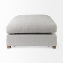 Valence 386L x 386W x 177H Light Gray Full Size Ottoman Sectional Piece - Default Title