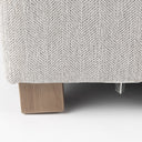 Valence 386L x 386W x 177H Light Gray Full Size Ottoman Sectional Piece - Default Title