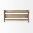 Aida Light Gray Wood Console Table - Default Title