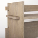 Aida Light Gray Wood Console Table - Default Title