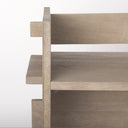 Aida Light Gray Wood Console Table - Default Title