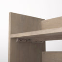 Aida Light Gray Wood Console Table - Default Title