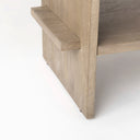 Aida Light Gray Wood Console Table - Default Title