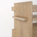 Aida Light Brown Wood Console Table - Default Title