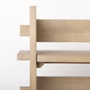 Aida Light Brown Wood Console Table - Default Title
