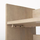 Aida Light Brown Wood Console Table - Default Title