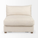 Valence 382L x 386W x 283H Beige Armless Sectional Piece - Default Title