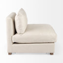 Valence 382L x 386W x 283H Beige Armless Sectional Piece - Default Title