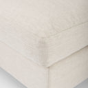 Valence 382L x 386W x 283H Beige Armless Sectional Piece - Default Title