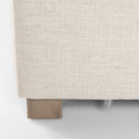 Valence 382L x 386W x 283H Beige Armless Sectional Piece - Default Title